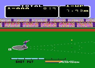 Decathlon atari screenshot