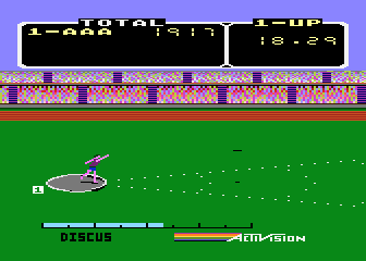 Decathlon atari screenshot