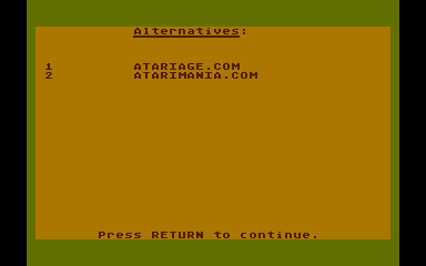 Decision Maker atari screenshot