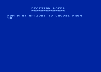 Decision Maker