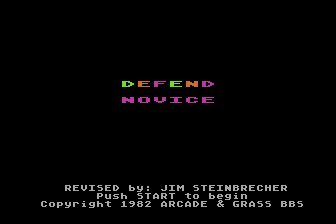 Defend atari screenshot