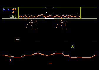 Defender atari screenshot