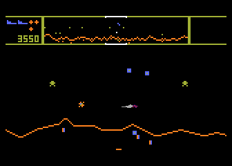 Defender atari screenshot