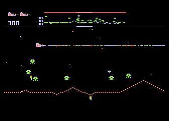 Defender atari screenshot