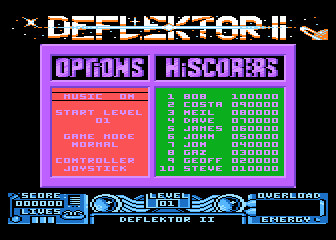 Deflektor II atari screenshot