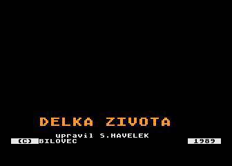 Delka Zivota atari screenshot