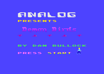 Demon Birds atari screenshot