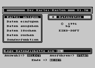 Kartei-Kasten (Der)