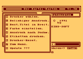 Kartei-Kasten (Der) atari screenshot