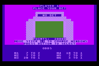 Derby Downs atari screenshot