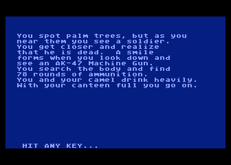 Desert Quest atari screenshot