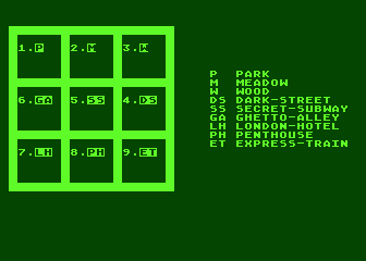 Detective atari screenshot