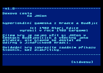 Dexova Cesta na JHCon atari screenshot