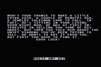 Diamond for Sale atari screenshot