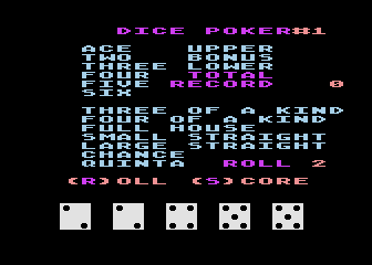 Dice Poker