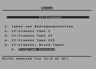 Englisch-Stunde - Lektion 2 (Die) atari screenshot