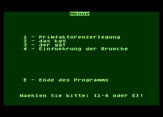 Mathe-Stunde - Lektion 1 (Die) atari screenshot