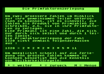 Mathe-Stunde - Lektion 1 (Die) atari screenshot