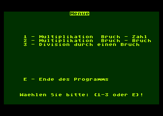 Mathe-Stunde - Lektion 3 (Die) atari screenshot