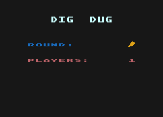 Dig Dug atari screenshot