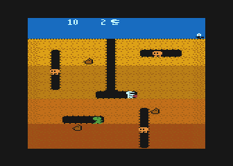 Dig Dug atari screenshot