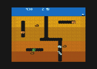 Dig Dug atari screenshot