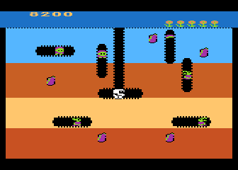Dig Dug atari screenshot