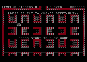 Dig-Out atari screenshot