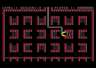 Dig-Out atari screenshot