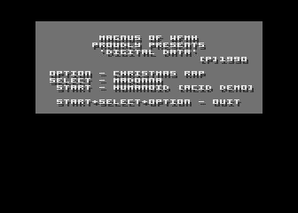 Digital Data atari screenshot