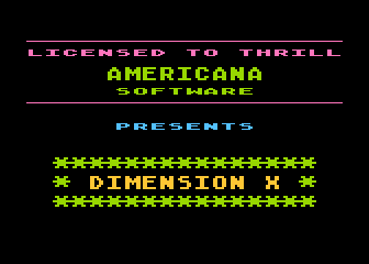 Dimension X — screenshot 1