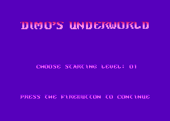 Dimo's Underworld atari screenshot