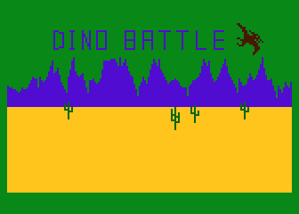 Dino Battle atari screenshot