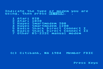 Direct Access atari screenshot