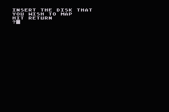 Disk Map atari screenshot