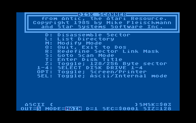 Disk Scanner-Double Density