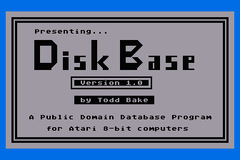 DiskBase — screenshot 1