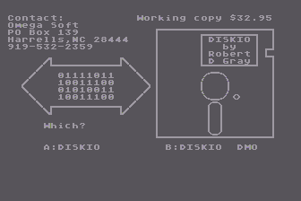 DISKIO atari screenshot