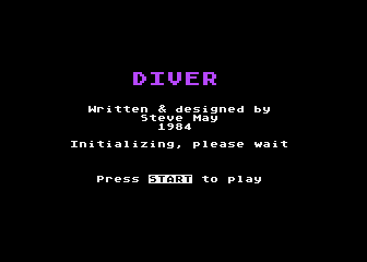 Diver atari screenshot