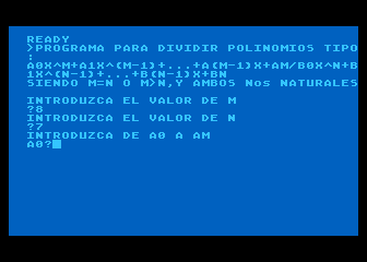 División de Polinomios — screenshot 1