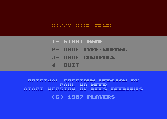 Dizzy Dice atari screenshot