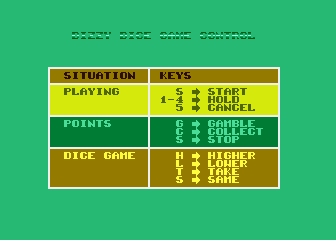 Dizzy Dice atari screenshot