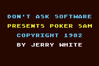 Don't Ask Computer Software Demo Disk atari screenshot