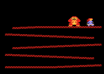 Donkey Kong atari screenshot