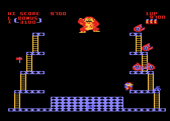 Donkey Kong atari screenshot