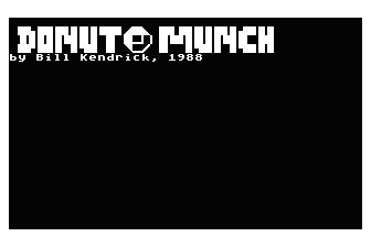 Donut Munch atari screenshot