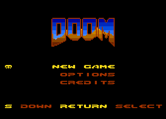 Doom atari screenshot