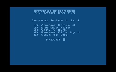 DOS 2.5 atari screenshot