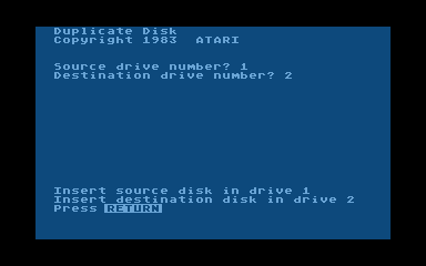 DOS 3.0 atari screenshot