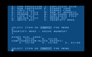 DOS 4.0 atari screenshot